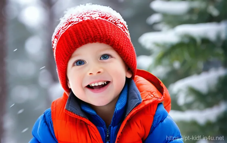 아동용 조끼 코디법 - **Prompt 1: Joyful Winter Play in a Puffer Vest**
"A cheerful 6-year-old boy, with bright eyes a...
